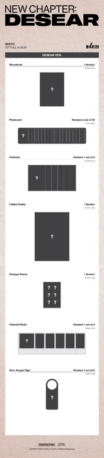 Album packaging (Desear ver.)