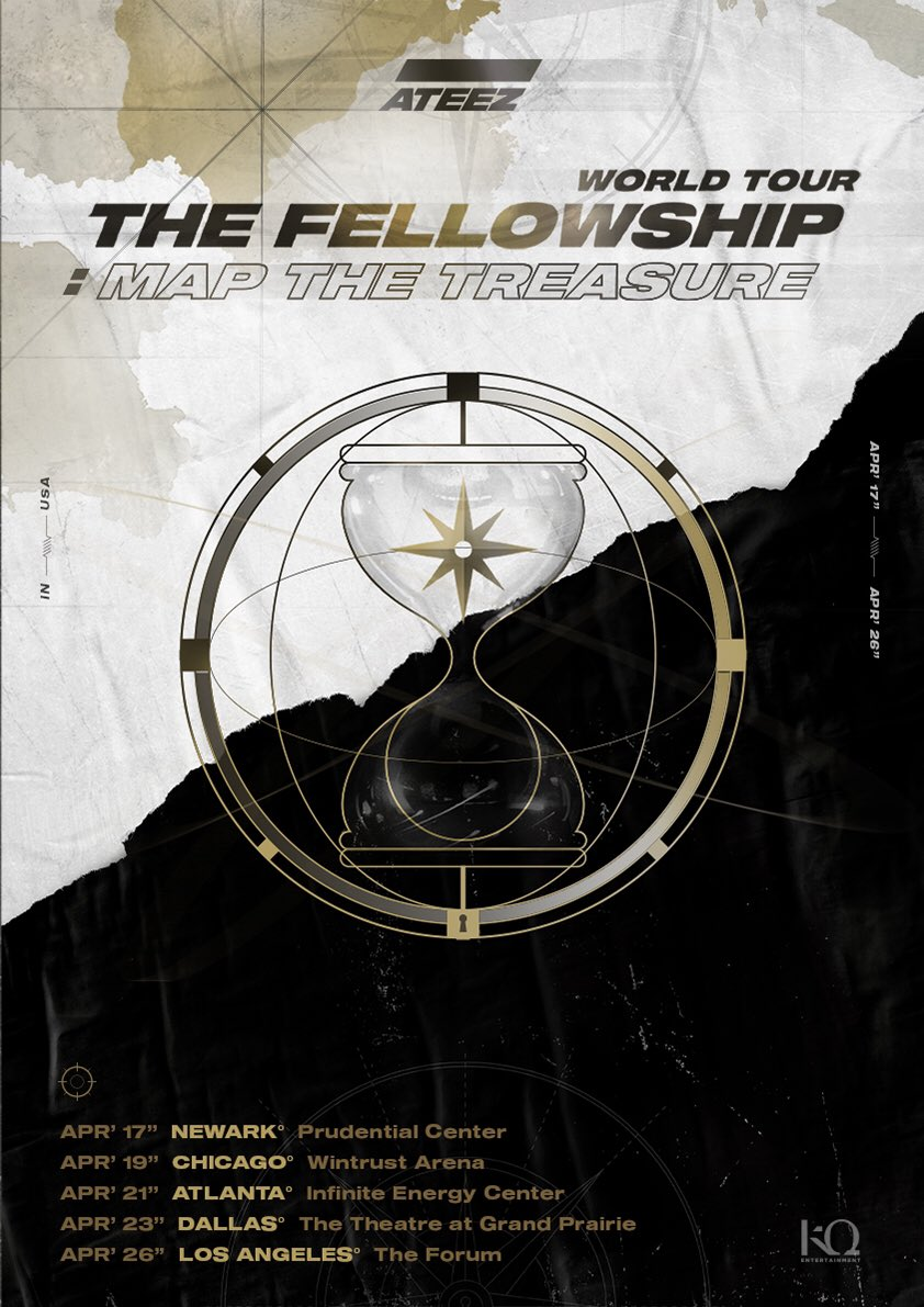 ATEEZ World Tour The Fellowship: Map The Treasure | Kpop Wiki | Fandom