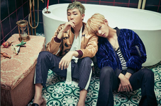 Rap Monster and V WINGS concept photo