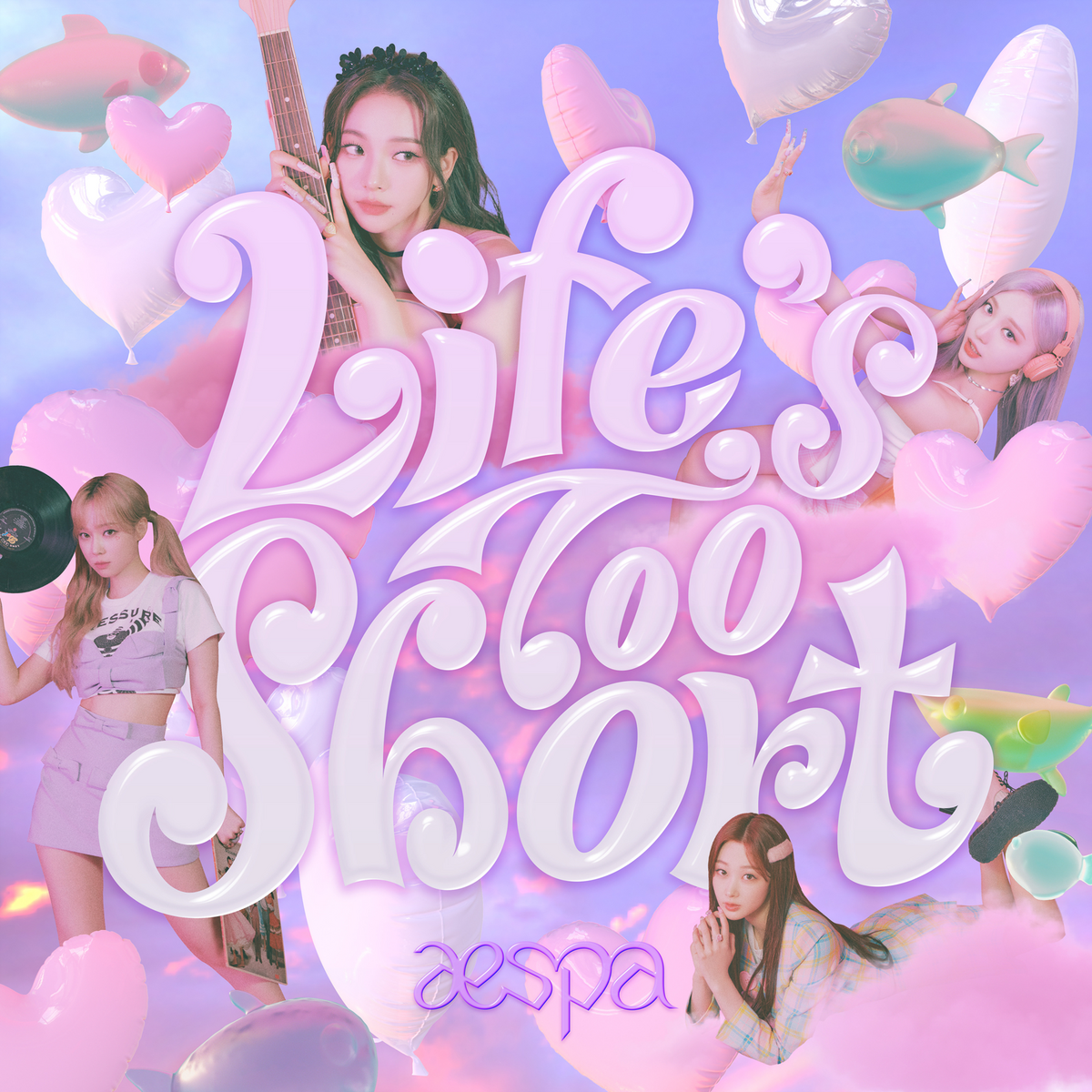 Лайф песня года. Aespa Life's too short. Lifes too short Aespa. Aespa album 2022. Aespa Life's too short обложка.