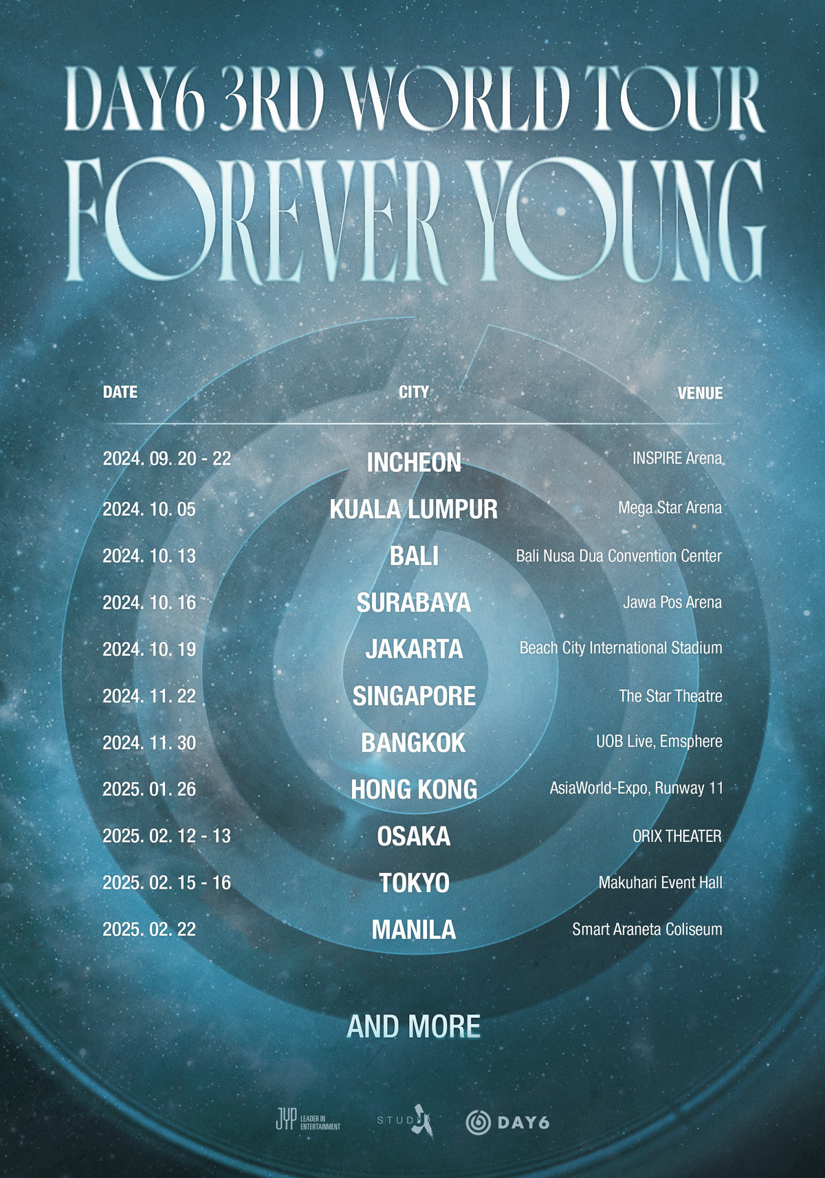 DAY6 3rd World Tour <Forever Young> | Kpop Wiki | Fandom