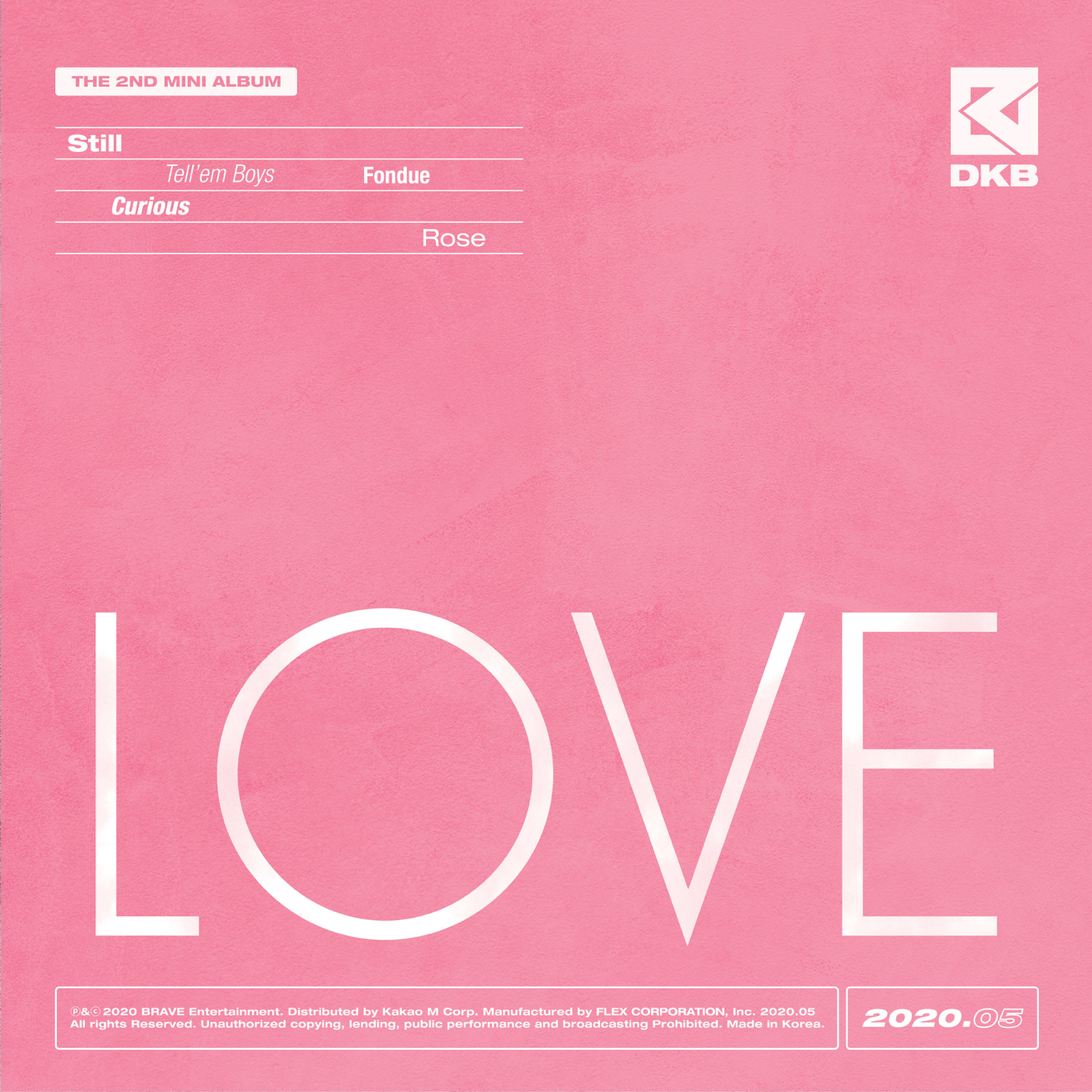 DKB LOVE アルバム サイン入り 2020年 DKB LOVE アルバム サイン入り 2020年 DKB LOVE アルバム サイン
