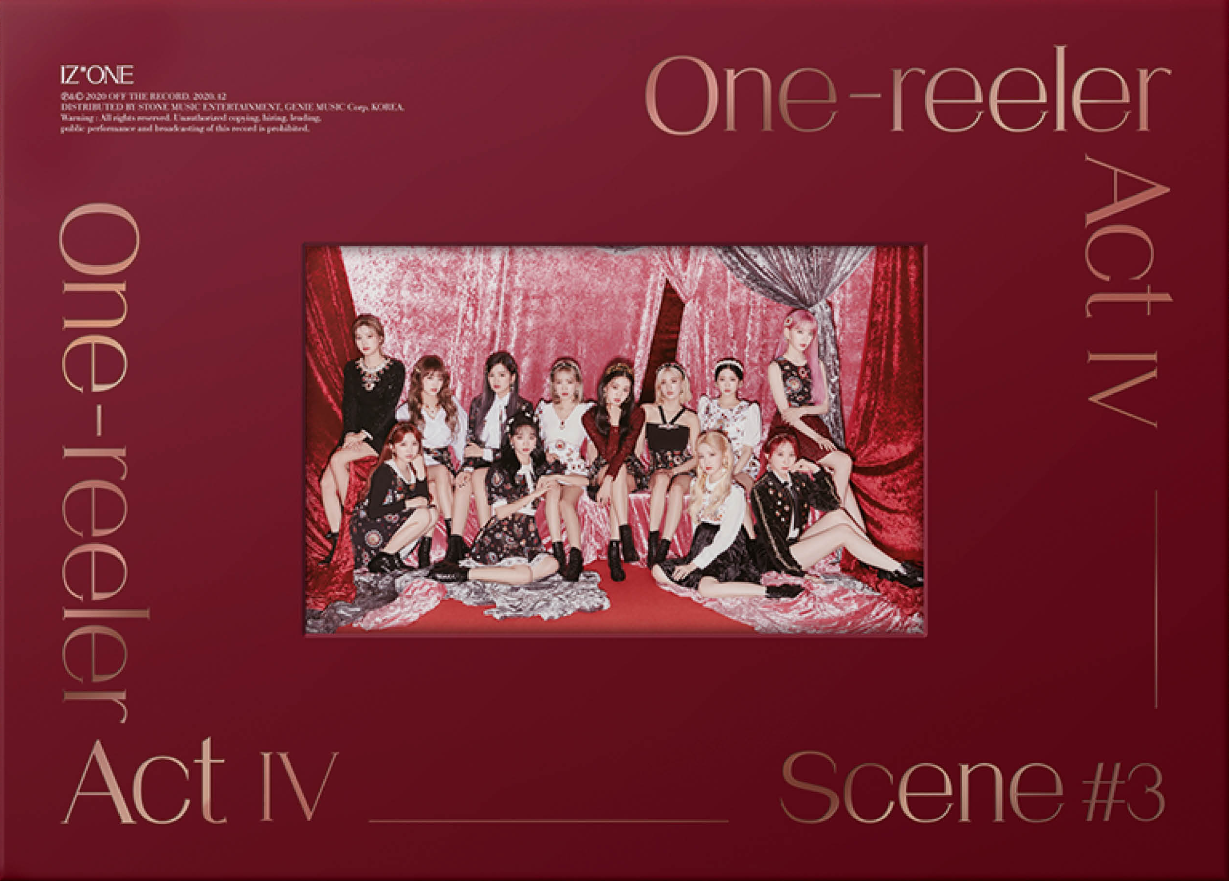 IZ*ONE One-reeler ACT Ⅳ 未開封CD 3種セットトレカ付き2Scene