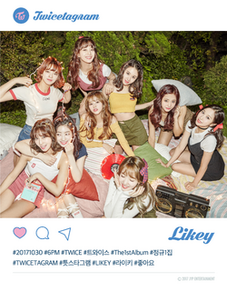 TWICE 1st album Twicetagram Likey Official Photocard KPOP K