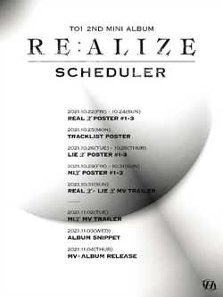 to1 RE:ALIZE realize チフン ポラロイド TO1 - [RE:ALIZE] (2nd Mini Album LIE Version) – kpopalbums.com