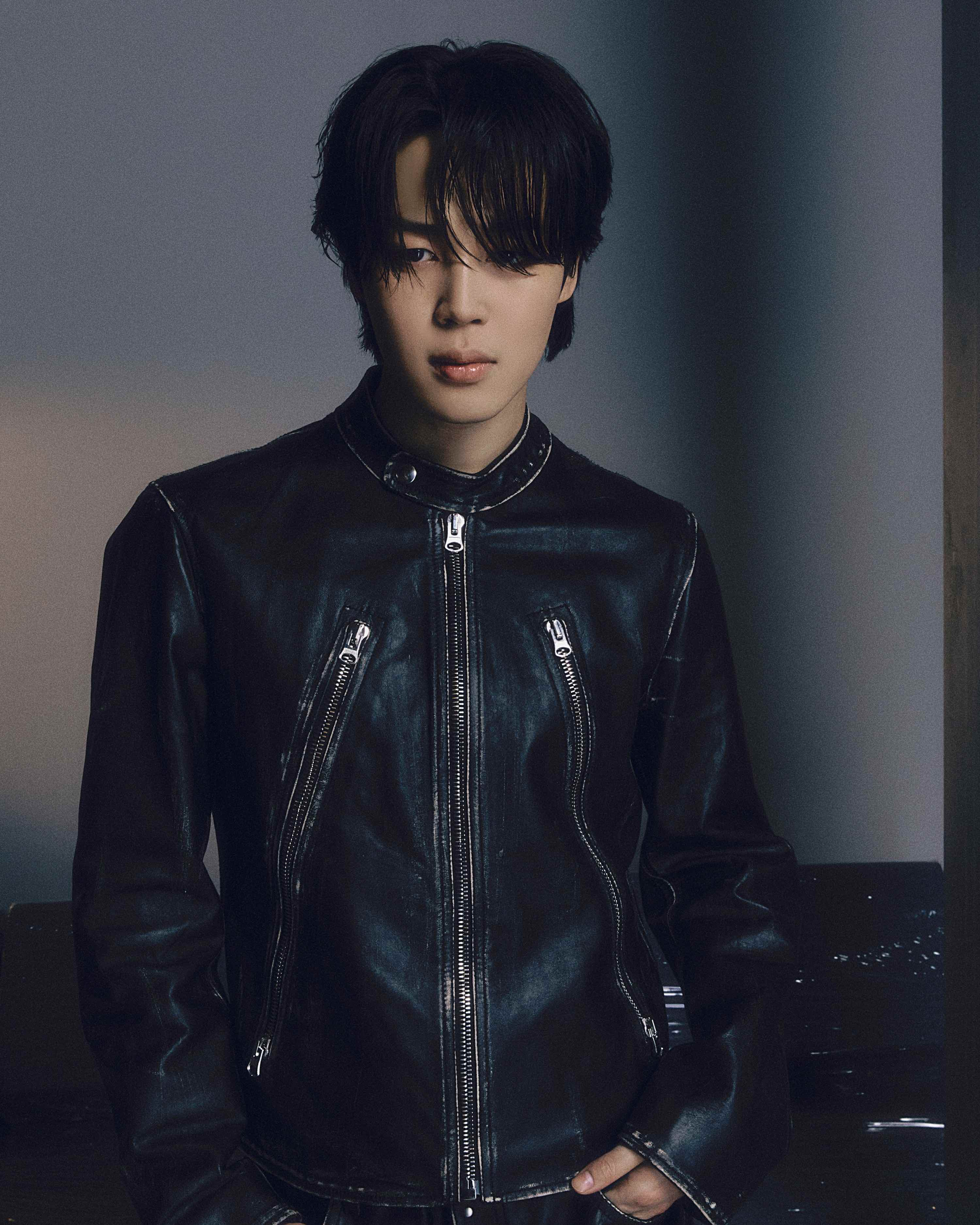 BTS's Jimin is Dressed in All Black in Return to Korea