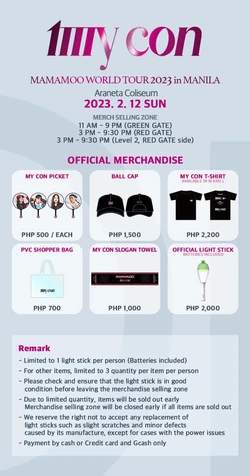 MAMAMOO my con グッズ MAMAMOO WORLD TOUR [MY CON] - USA | Official Merchandise on Bizent