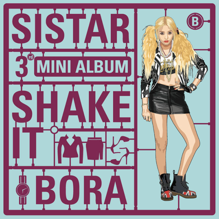 アイドル SISTAR 3rd Mini Album SHAKE IT BORAver SISTAR 3rd Mini Album Shake It CD Photocard New Sealed Rare