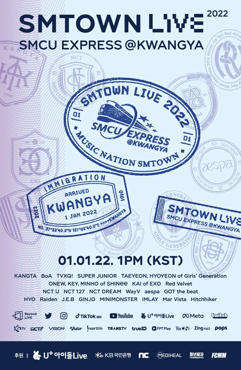 SMTOWN Live 2022 : SMCU Express@Kwangya | Kpop Wiki | Fandom