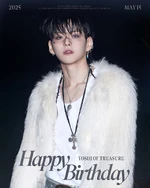 TREASURE Yoshi's birthday Twitter post (May 15, 2025).png (1.34 MB) Happy Birthday Yoshi (2025)