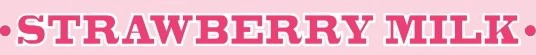Strawberry Milk template logo