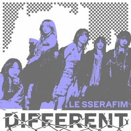 LE SSERAFIM Different pre-release album cover