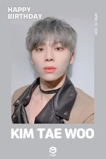 1THE9 Kim Tae Woo birthday Twitter post (April 23, 2020).png (1.28 MB) Happy Birthday Kim Tae Woo (2020)