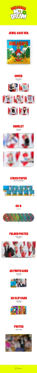NCT Dream Hot Sauce jewel case packaging.png (946 КБ) Содержимое Jewel Case