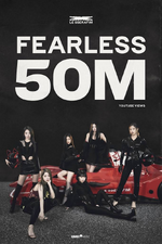 "Fearless" 50 Million views poster