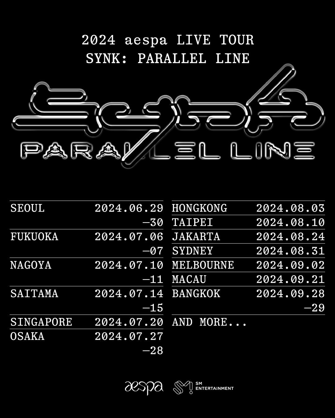 2024 aespa Live Tour SYNK Parallel Line Kpop Wiki Fandom
