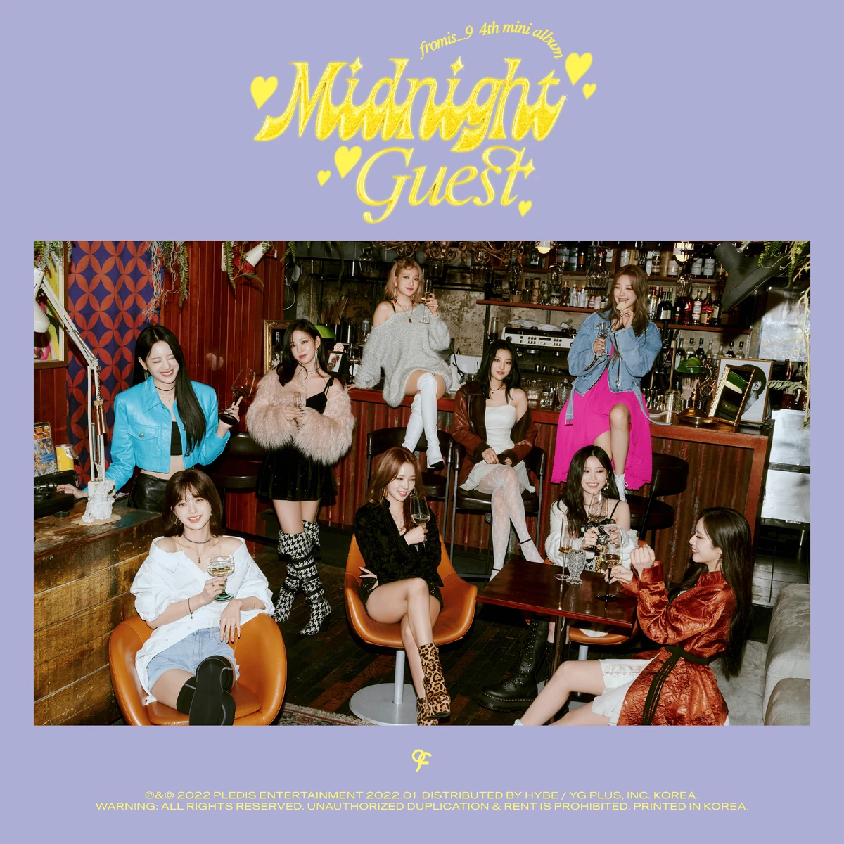 ！最安値！fromis_9 ナギョン　トレカ midnight guest Fromis 9 4th Mini Album Midnight Guest Official Photocard