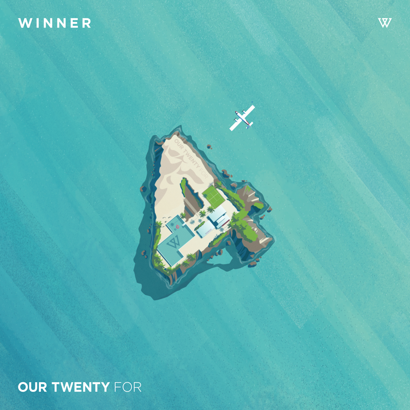 OUR TWENTY FOR WINNER Random ver. 2nd Single Album CD+Free Gift 