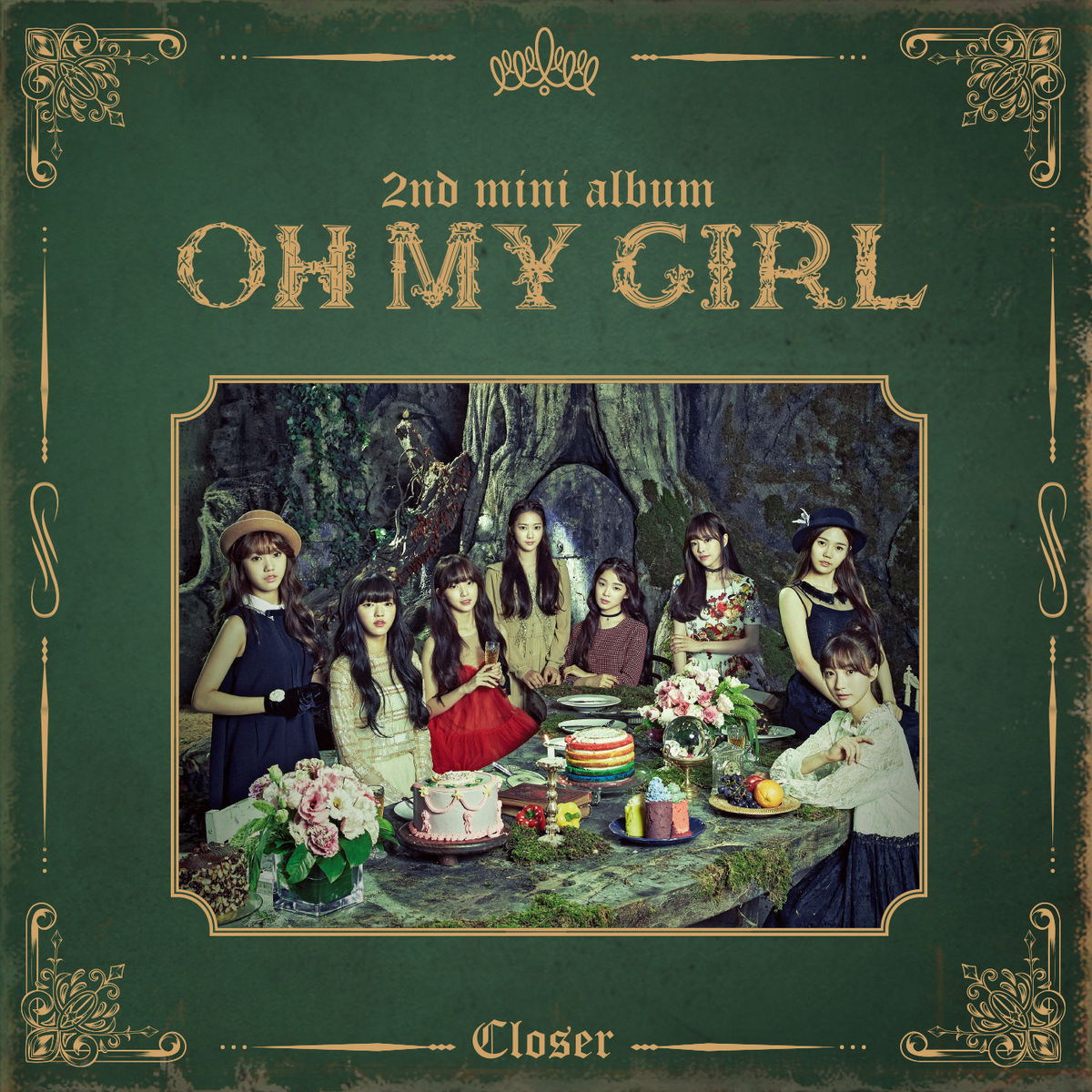 OH MY GIRL CLOSER サイン入りポスター - K-POP/アジア