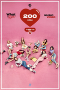 "What is Love?" 200 Million views poster