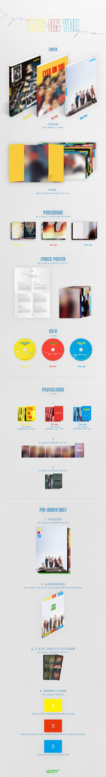 GOT7 Eyes On You album packaging preview