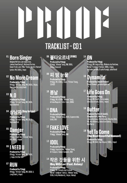 YG PLUS BTS - PROOF Standard Compact Edition Anthology KPOP Album (Standard  Edition) -  Music