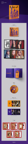 Pristin v ギョルギョン アルバム CD ジャケット like a V PRISTIN V [LIKE A V] Single Album CD+PhotoBook+2p Photo Card