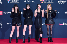 Aespa at the Mnet Asian Music Awards 2021 Red Carpet on December 11, 2021
