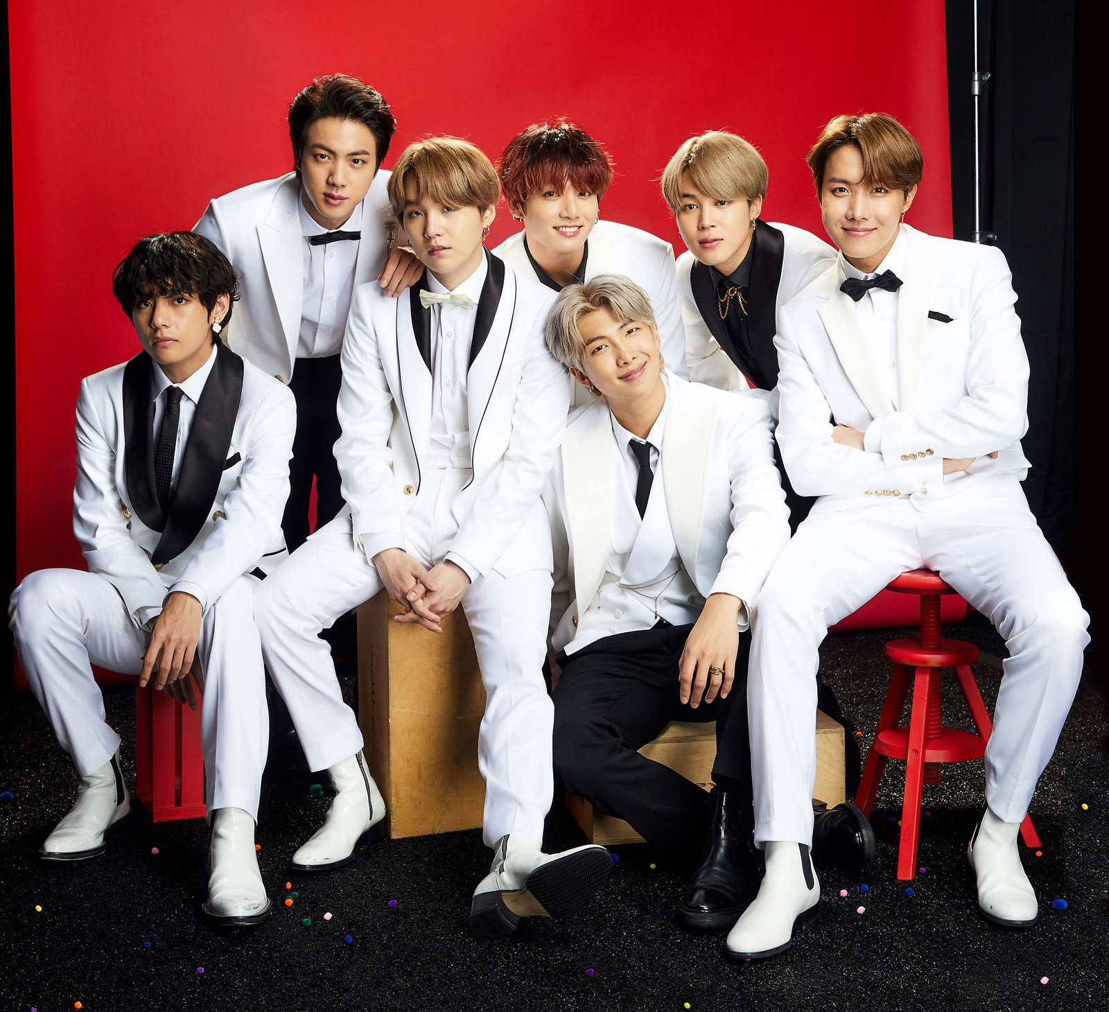 BTS Matches in Laid Back Suits on 'The Late Show With Stephen Colbert