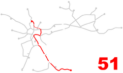 Linia 51 (mapa)