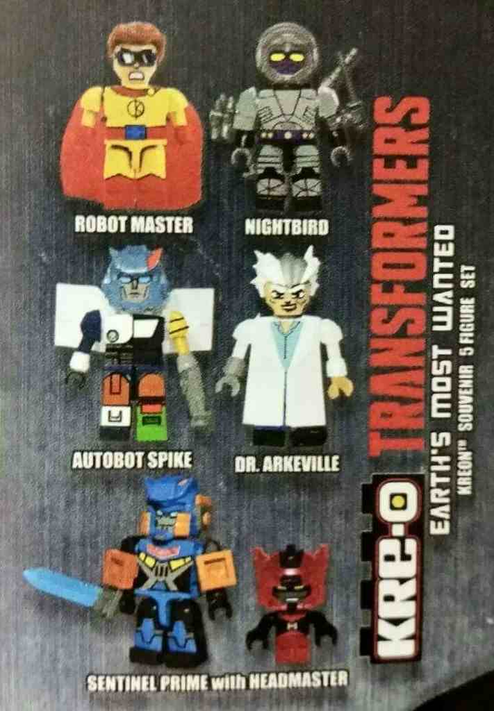 Botcon 2015 Transformers Kre-o Kreo Kreon animé Headmaster nouvelle présence uniquement