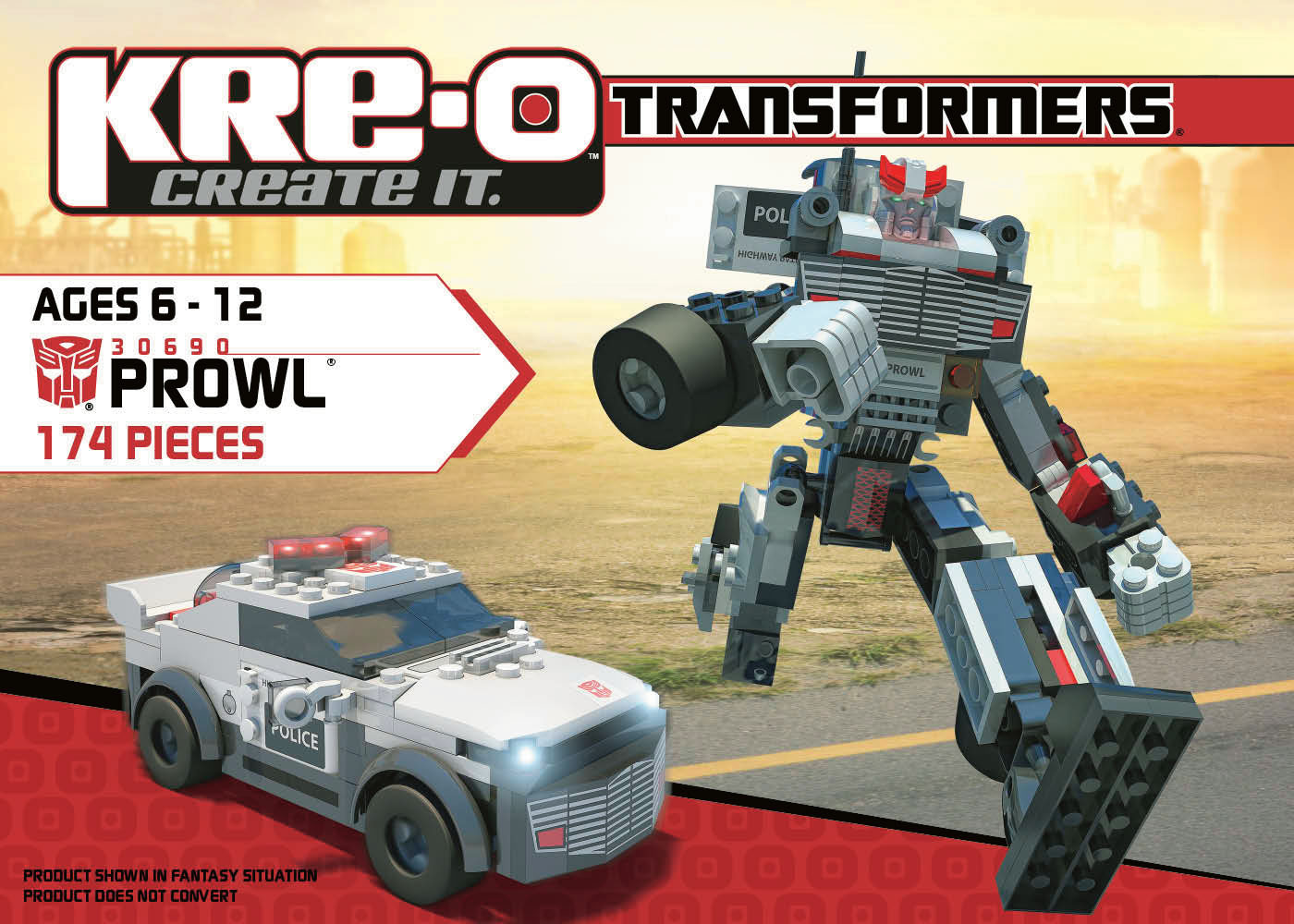 PROWL Transformers KRE-O Set MISB new G1 kreo 