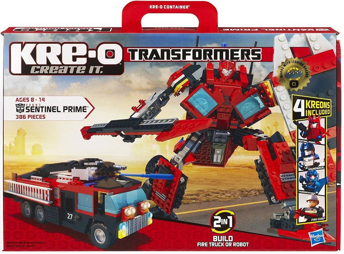 KRE-O TRANSFORMERS SENTINEL PRIME 386ピース Transformers KRE-O Sentinel Prime 386 Pieces Complete