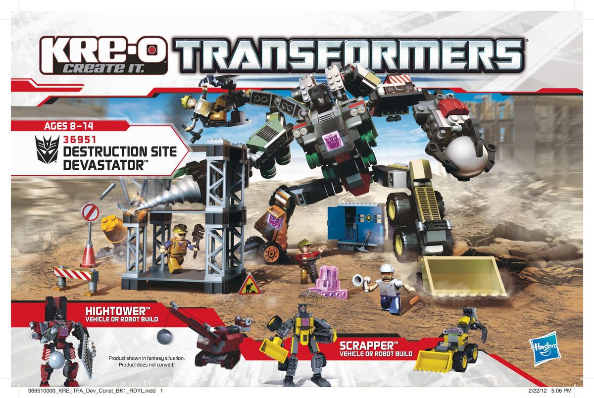 KRE-O Transformers Destruction Site Devastator Set (36951) 