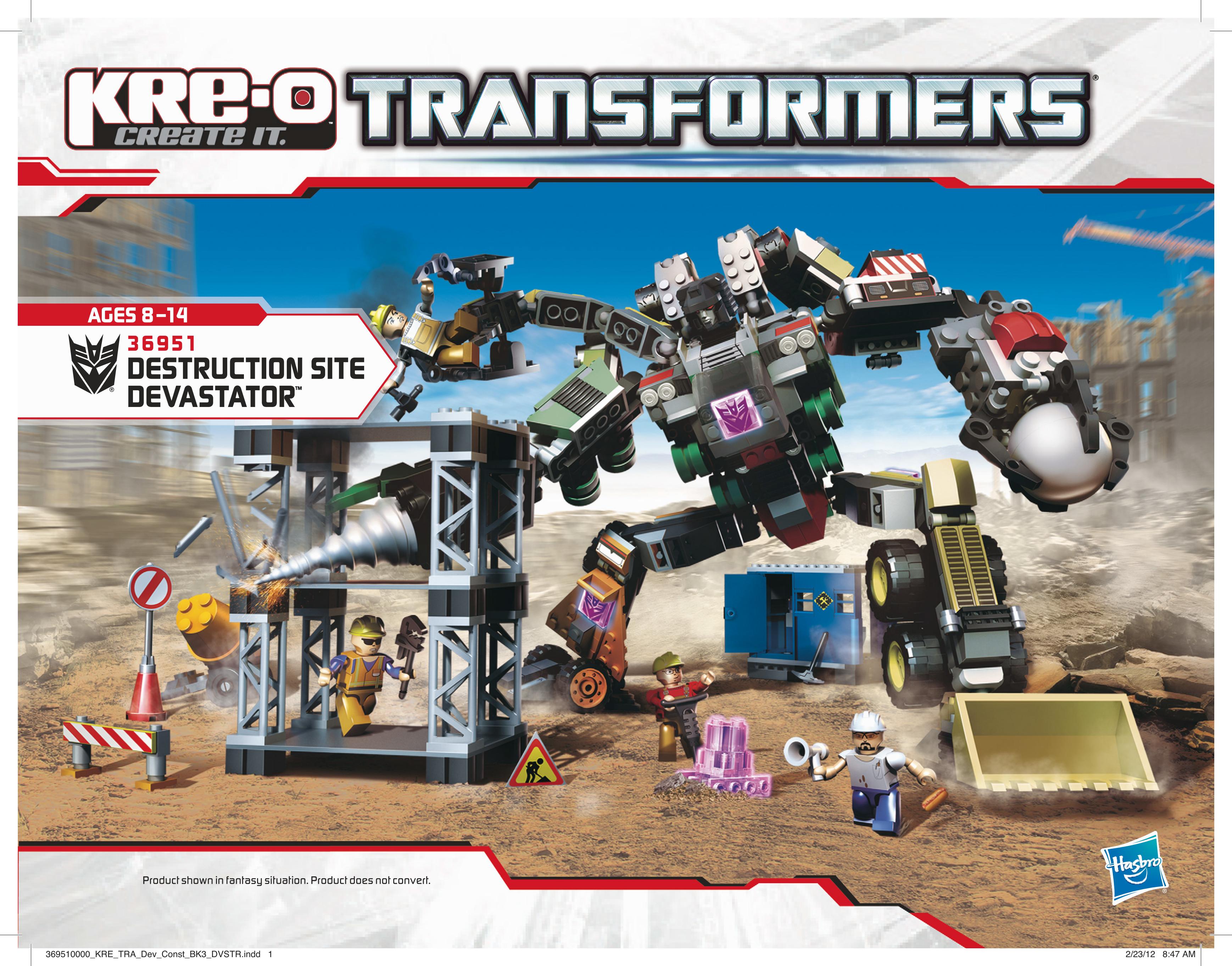 KRE-O Transformers Destruction Site Devastator Set (36951) 