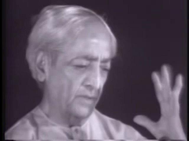 J.Krishnamurti Madras 1978 (extrait) Les organisations n'ont pas sauvés l'homme