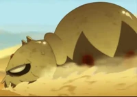 In Wakfu season 1 episode 22, when he is abandoned and burrowed by Sadlygrove, Rubilax possesses a nearby caterpillar, turning it into a giant monster.