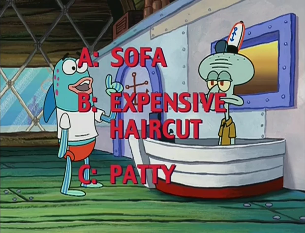 Sofa Krusty Krab Training Video Lore Wiki Fandom