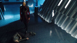 General Zod knocks out Seg-El