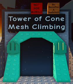 Tower of Cone Mesh Climbing, Juke's Towers of Hell Wiki