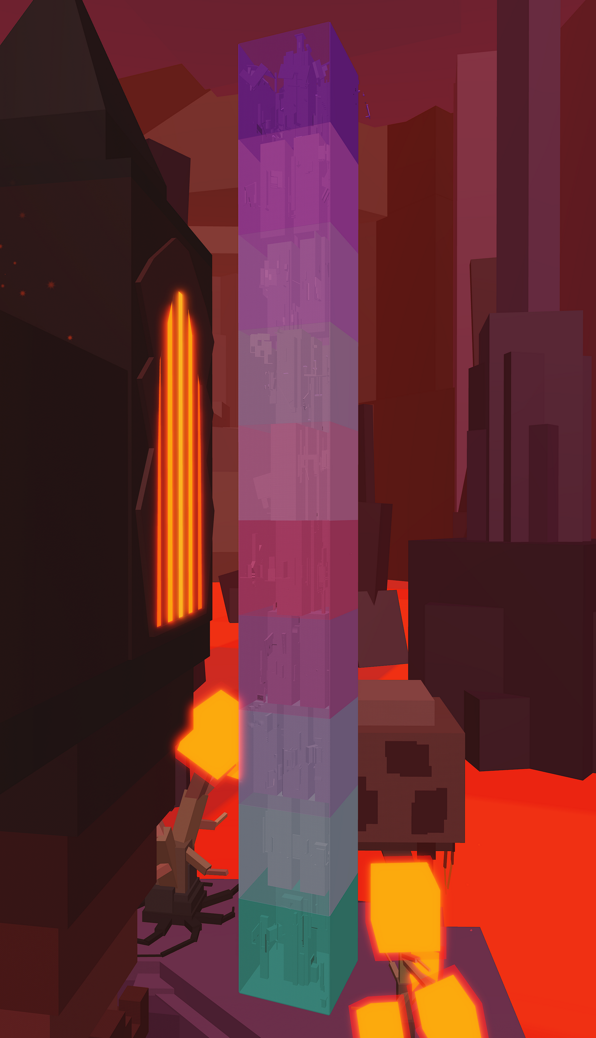 PORTAL DO NETHER NO ROBLOX  Roblox - Infinity Terrain 