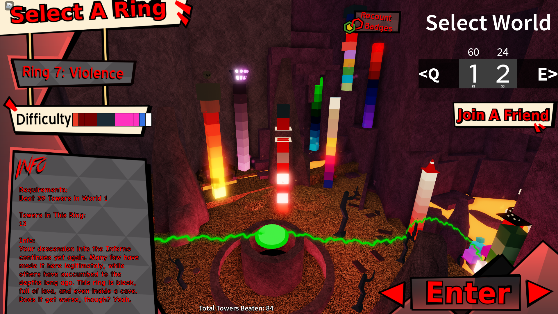 Ring 7 Juke S Towers Of Hell Wiki Fandom - roblox jtoh zone 4