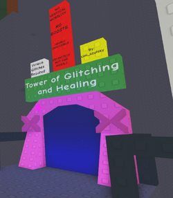 Tower Of Glitching And Healing Juke S Towers Of Hell Wiki Fandom - song of healing roblox id