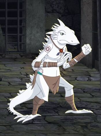 Xava (White mute lizard)