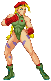 Cammy used this man's head like a stripper pole  Street Fighter II: The  Animated Movie (1994) 