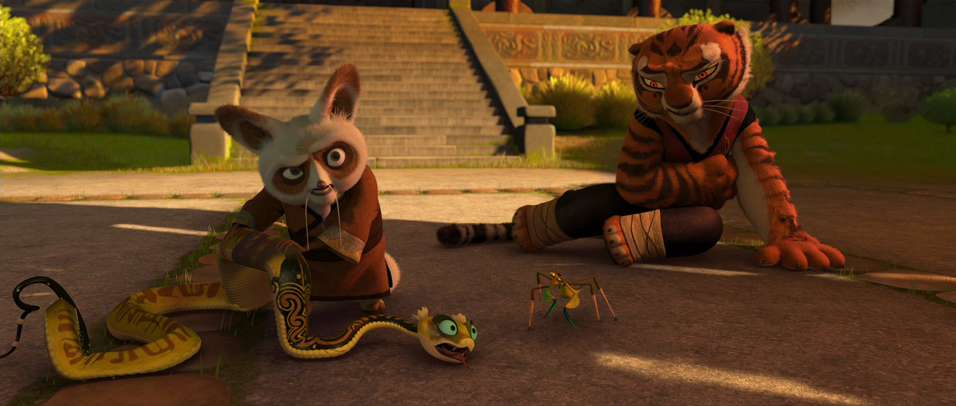 kung fu panda tigress and viper