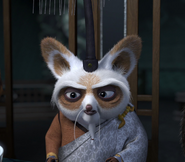 Shifu's silver-colored formal Winter Feast attire as featured in Kung Fu Panda Holiday