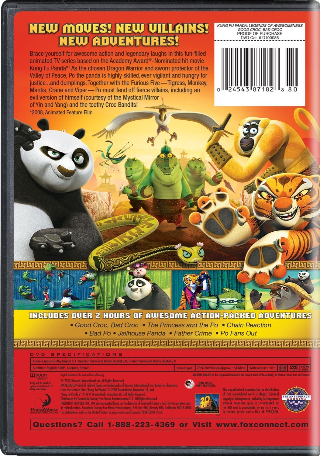 kung fu panda legends of awesomeness good croc bad croc