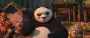 Po facing Boss Wolf