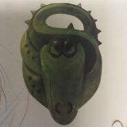 Master Croc Jade Amulet